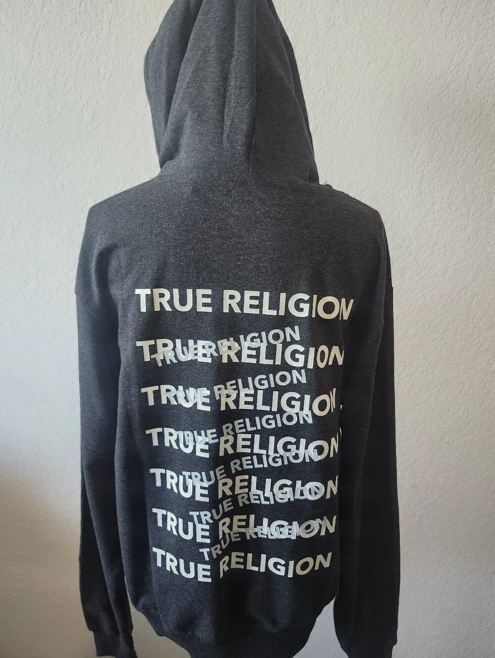 True Religion Size Medium Hoodie Gray